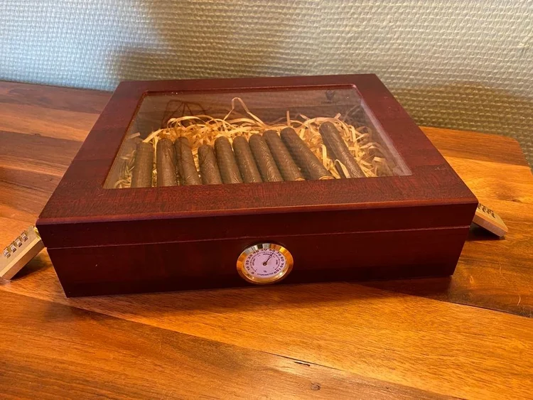 Coffret de cigares, l'un des indices
