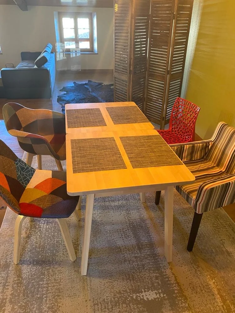 Table de la salle à manger dressée